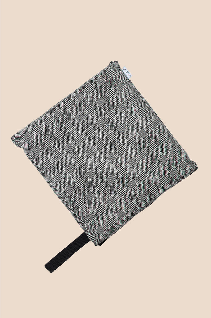 Grey Tweed Shoe Bag | Travel Shoe Organizer by SHOOFIE - SHOOFIE