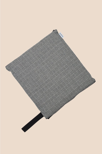 Grey Tweed Shoe Bag | Travel Shoe Organizer by SHOOFIE - SHOOFIE
