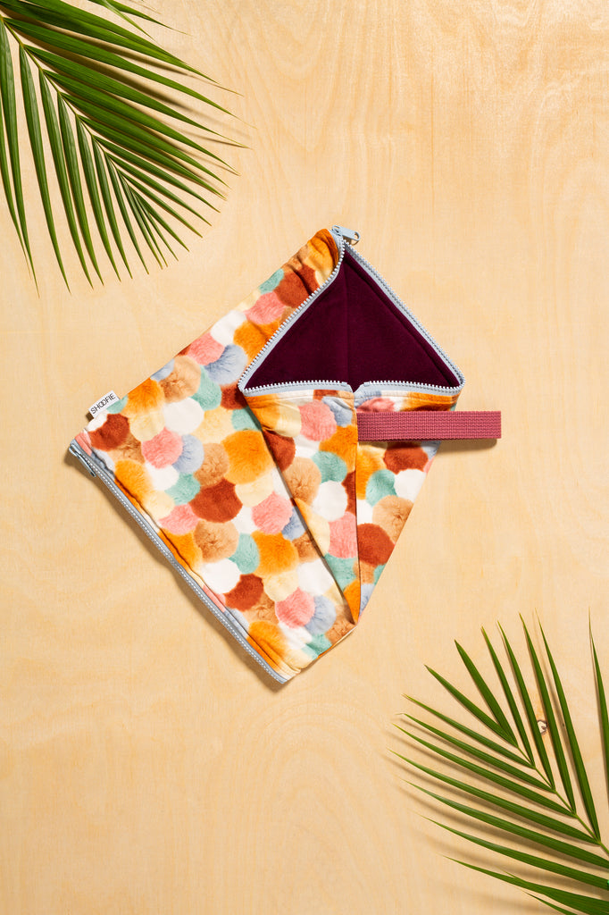 Pom Pom Print SHOOFIE | Travel Shoe Organizer - SHOOFIE